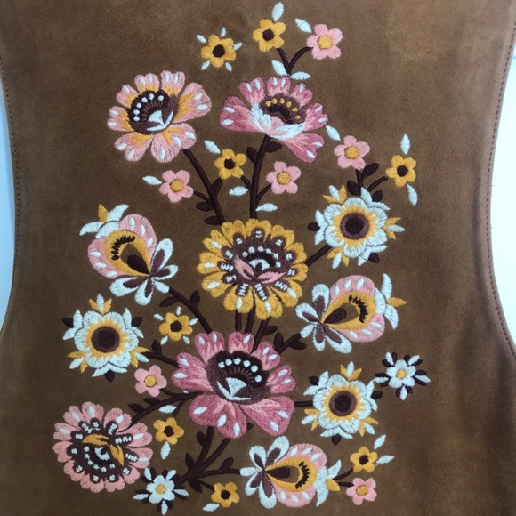 Spell & The Gypsy Joni Suede Vest Tan Size S/M NWT - Picture 6 of 7